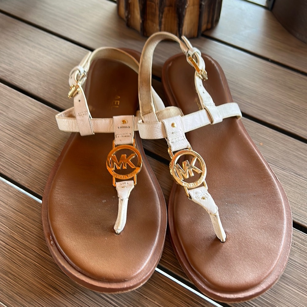 Michael Kors White Sandals
